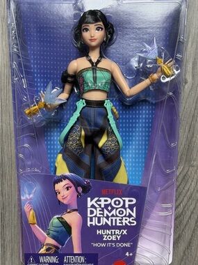 KPop Demon Hunters HUNTR/X Zoey How It's Done Fashion Doll Mattel Netflix NEW
